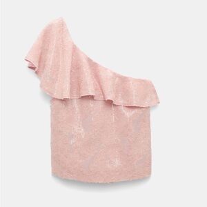 Dorothee Schumacher Sequin Statement Top - Milky Rose